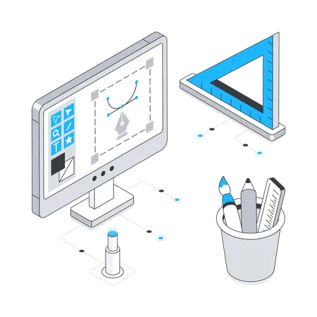 Herramientas de diseño  Illustration