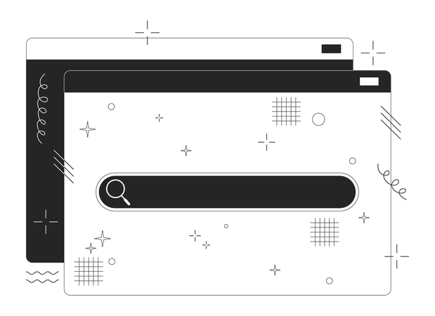 Herramientas web para la búsqueda de datos.  Ilustración