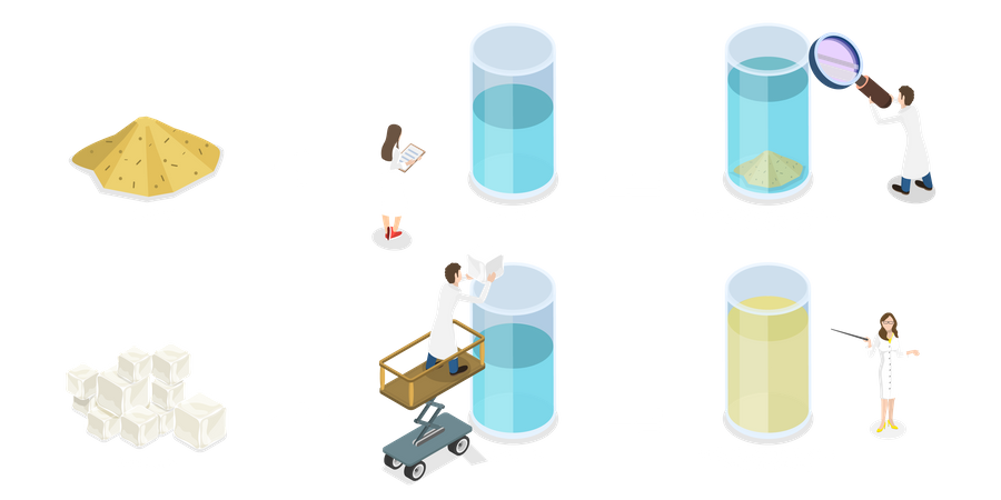 Heterogeneous Mixture  Illustration