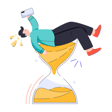 Heure de fin  Illustration