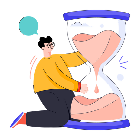 Heure de fin  Illustration