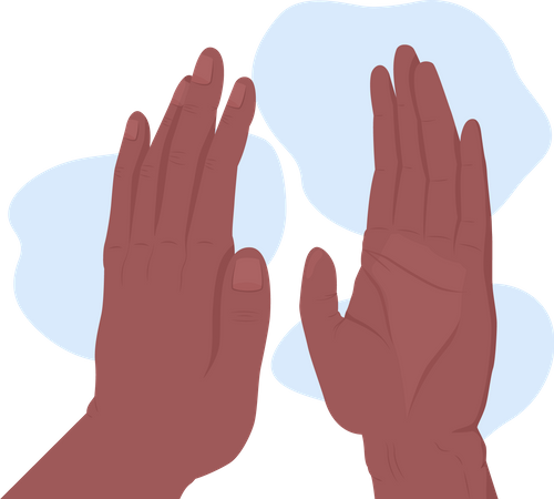 High Five Clap  일러스트레이션
