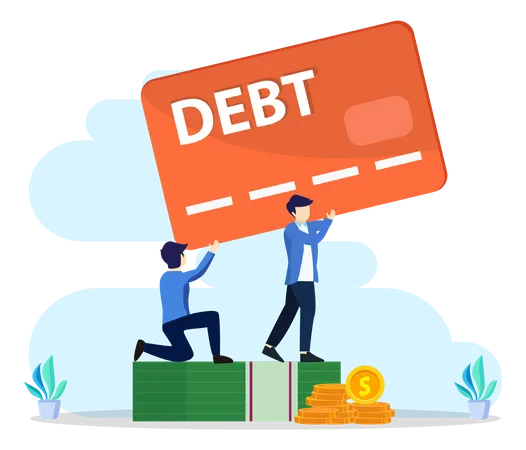 High Interest Debt  Illustration