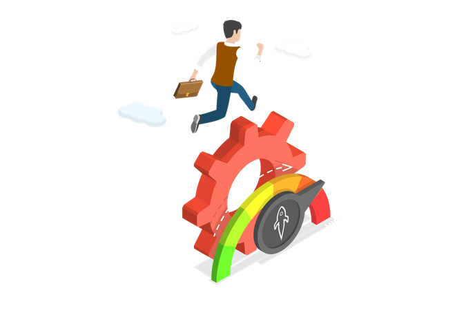 High Performance, Maximum Job Productivity  Illustration