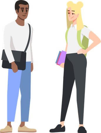 High school students  イラスト