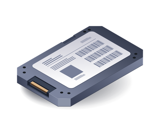 High speed SSD  Illustration