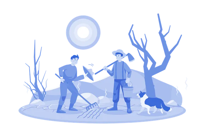 High Temperatures Illustration Concept On A White Background Illustration