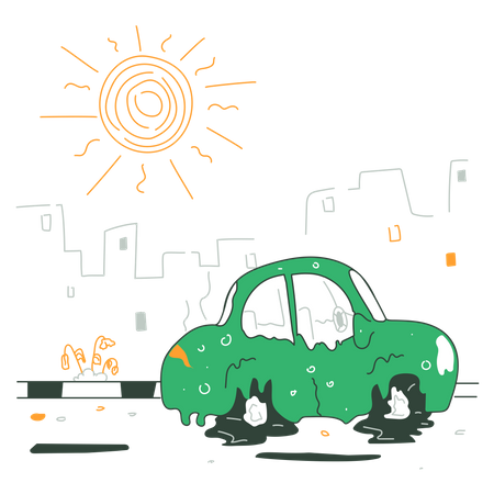 High Temperatures  Illustration