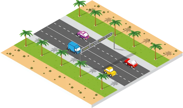 Highway  Illustration