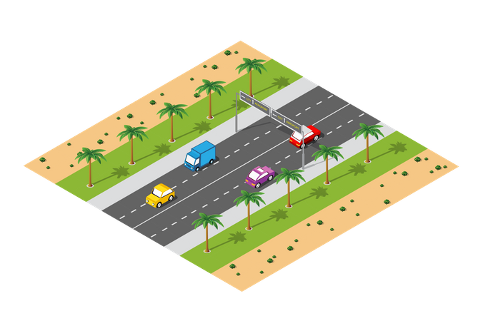 Highway Illustration