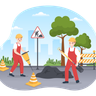 highway maintenance illustrations free