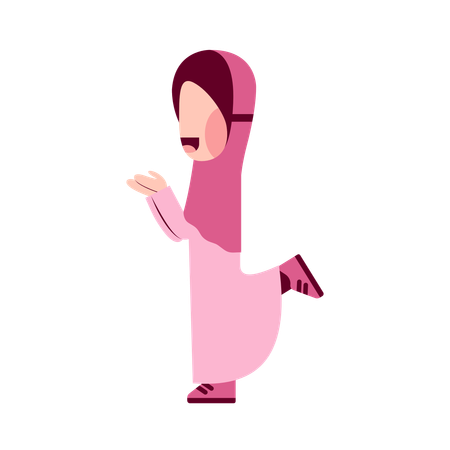 Hijab Kid  Illustration