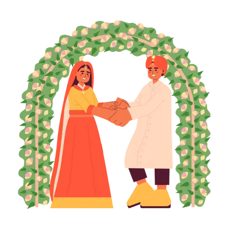 Hindu wedding  Illustration