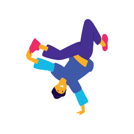 Hip Hop Dancer  Illustration