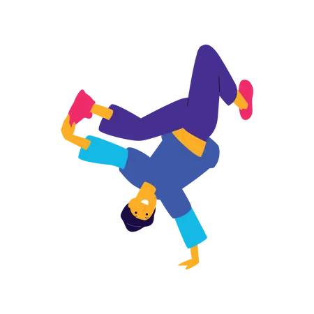 Hip Hop Dancer  Illustration