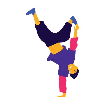 Hip Hop Dancer  Illustration