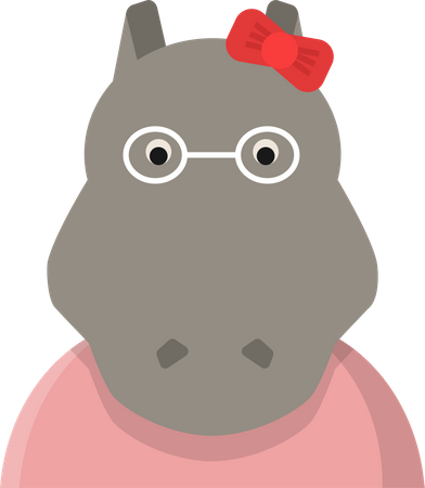 Hippo Illustration