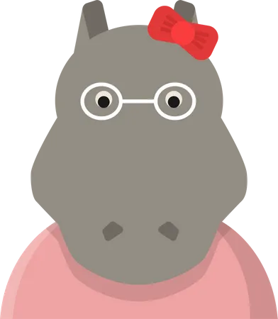Hippopotame  Illustration