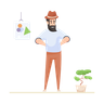 hipster illustration svg