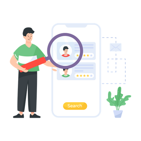 Hiring Employee  Illustration