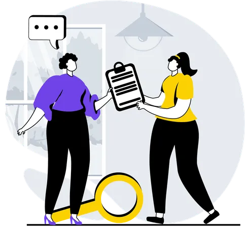 Hiring employment  Illustration