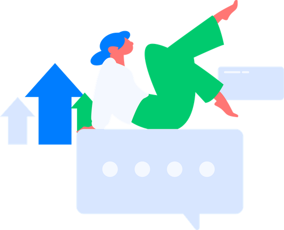 Hiring manager searching new employees  Illustration