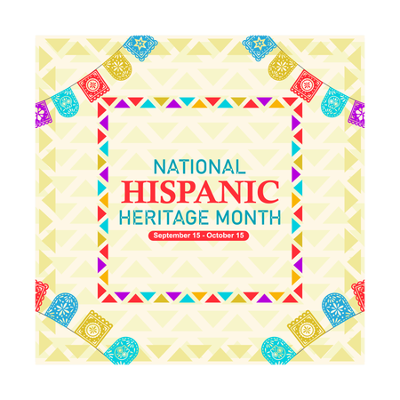 Hispanic Heritage Month festival  Illustration