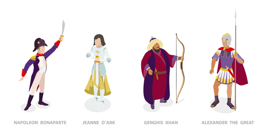 Historical People and culture  イラスト
