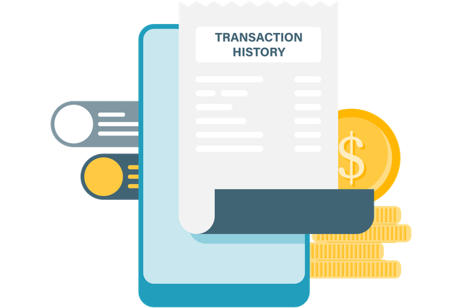 Historique des transactions  Illustration