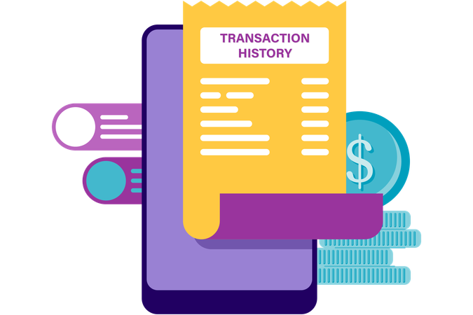 Historique des transactions  Illustration