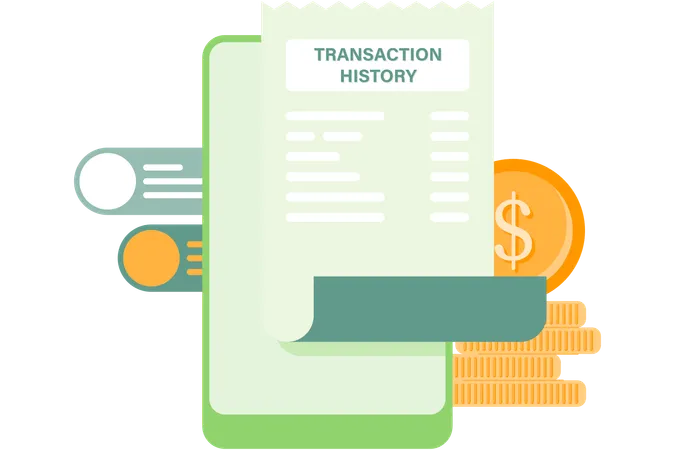 Historique des transactions  Illustration