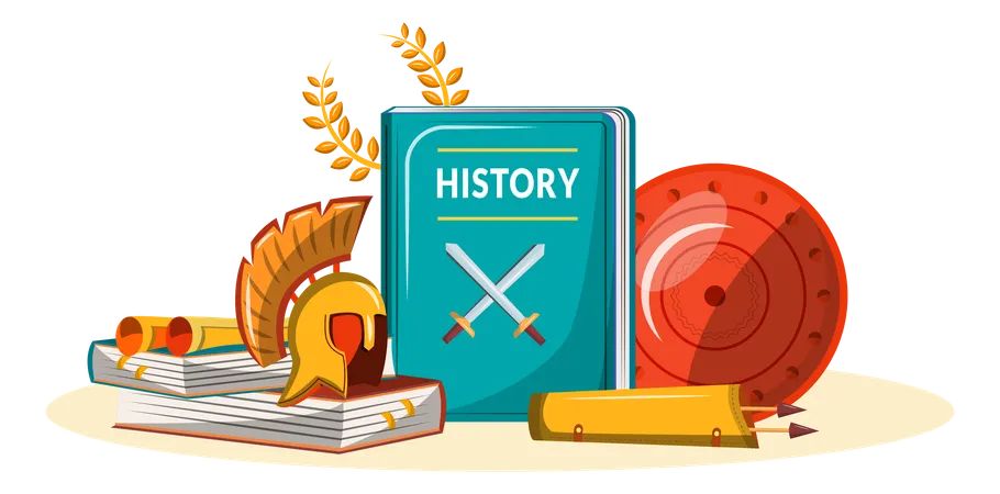 History book Illustration