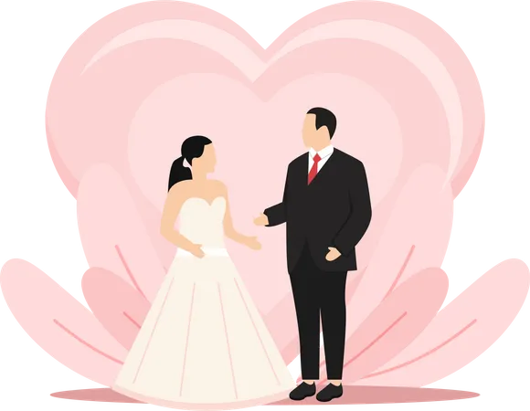 Hochzeit  Illustration