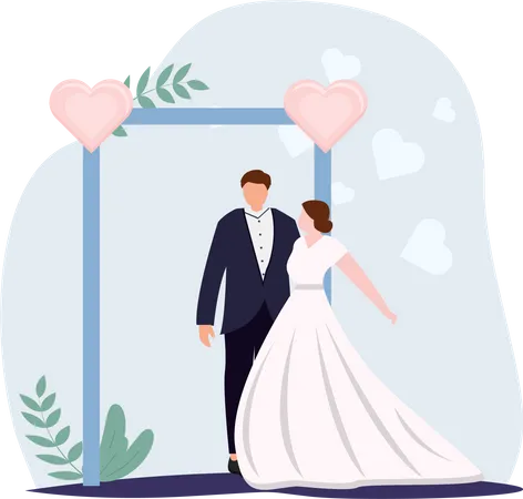 Hochzeit  Illustration