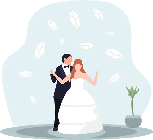 Hochzeit  Illustration