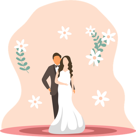 Hochzeit  Illustration