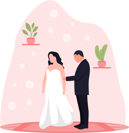 Hochzeit  Illustration