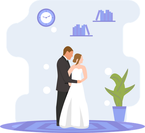 Hochzeit  Illustration