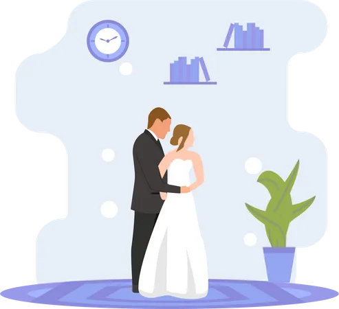 Hochzeit  Illustration