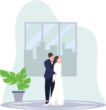 Hochzeit  Illustration