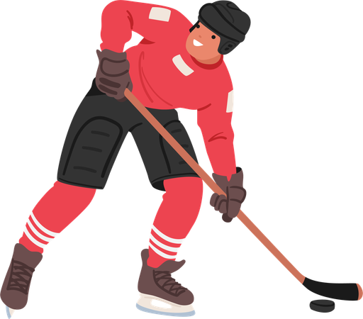 Hockey Skill  Illustration