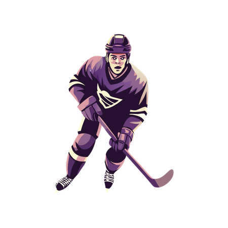 Hockey sur glace  Illustration