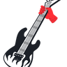 illustration holding guitar