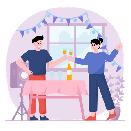 Holiday Celebrations  Illustration