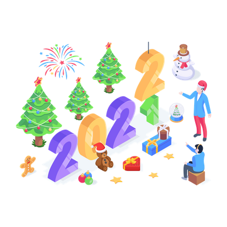 Holiday Celebrations  Illustration