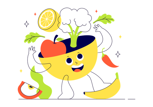 Holistic Nutrition  Illustration
