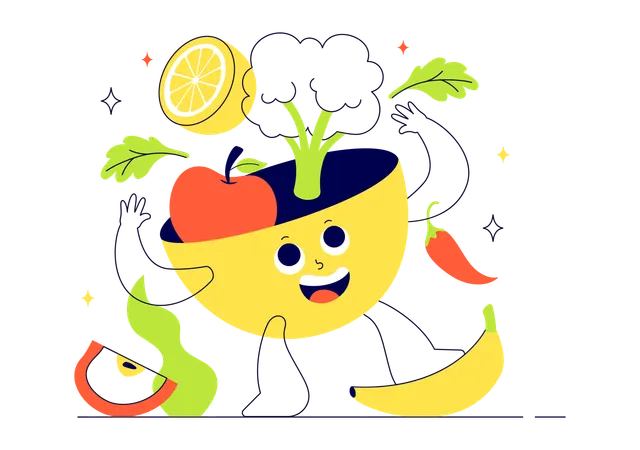 Holistic Nutrition  Illustration