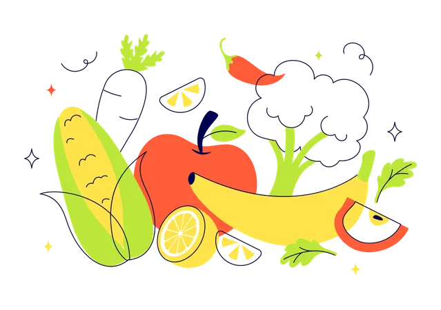 Holistic Nutrition  Illustration