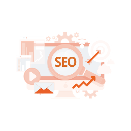 Holistic seo strategy  Illustration