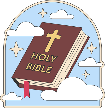 Holy bible book  일러스트레이션